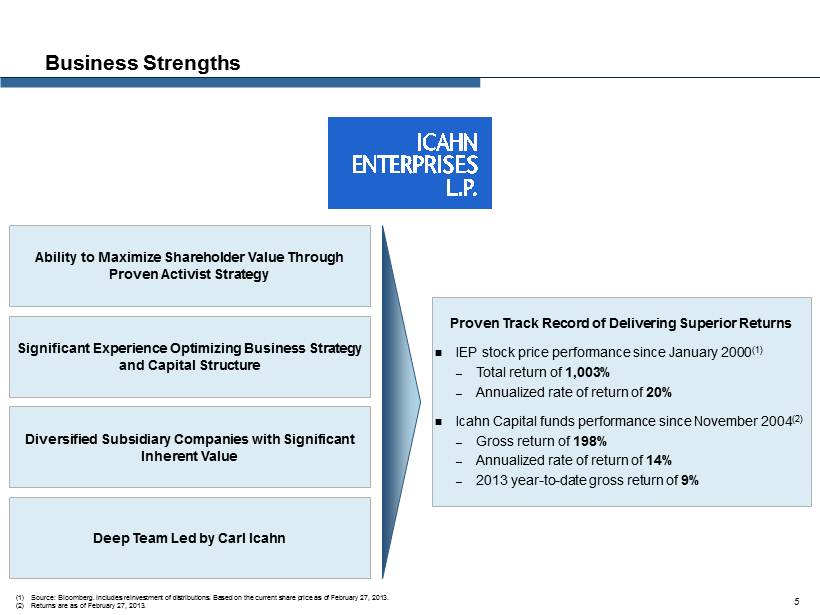 ICAHN ENTERPRISES L.P. - FORM 8-K - EX-99.3 - EXHIBIT 99.3 - March 1, 2013