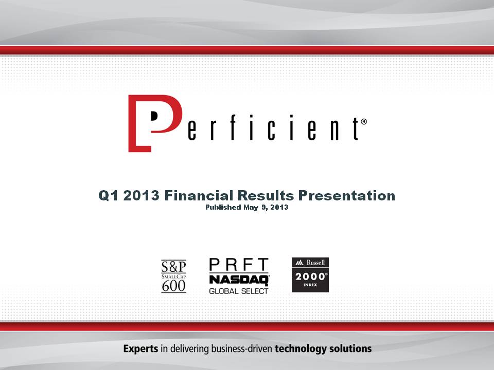 Results Presentation slide 1