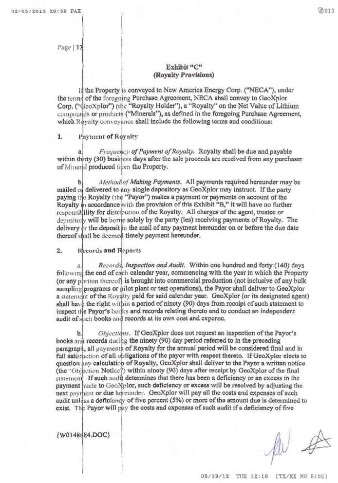 Page 12 EX 10.1