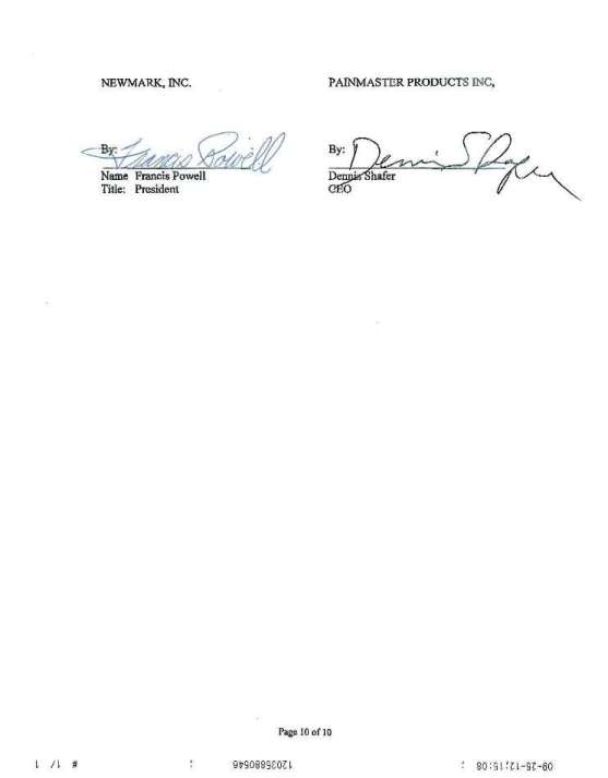 Marketing Agreement page 10